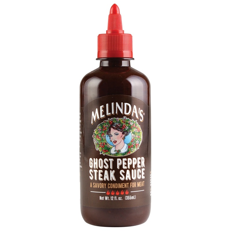 Melindas Ghost Pepper Steak Sauce 355ml