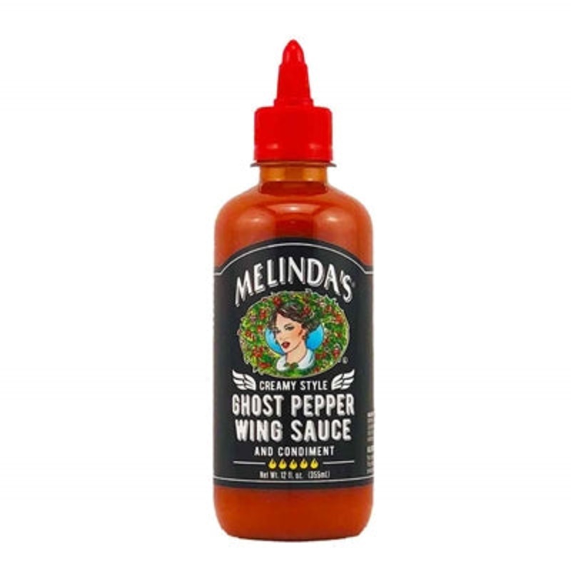 Melindas Wing Sauce Ghost Pepper 355ml