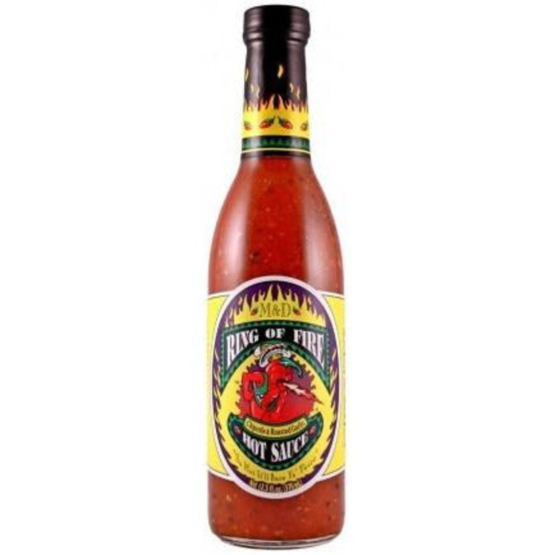 Ring of Fire Chipotle Roasted Garlic Hot Sauce 370ml