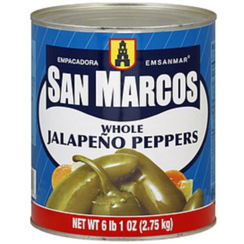 San Marcos Jalapeno whole canned 2.7kg (A10)