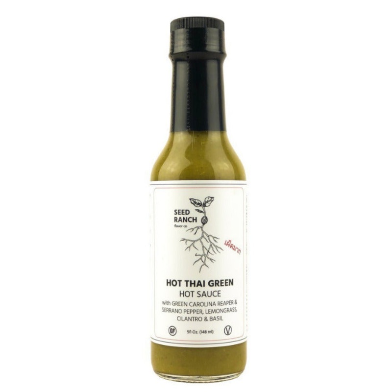 Seed Ranch Flavor Co. Hot Thai Green Sauce with Carolina Reaper 5oz (148ml)