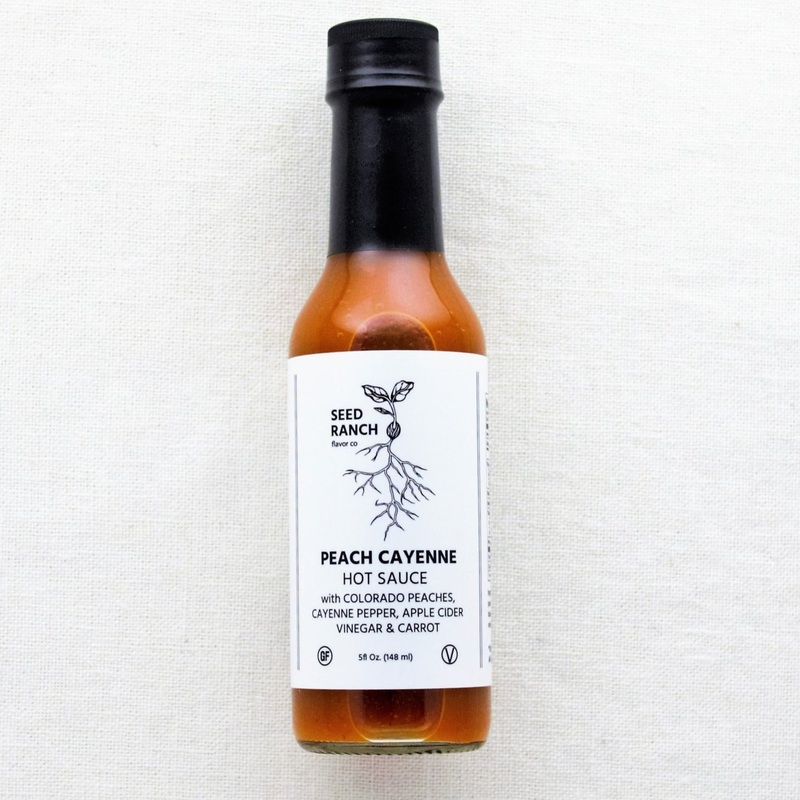 Seed Ranch Flavor Co. Peach Cayenne Hot Sauce 5oz (148ml)