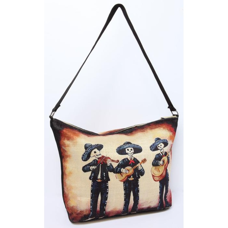 Shoulder Bag Day of the Dead - Tres Mariachis