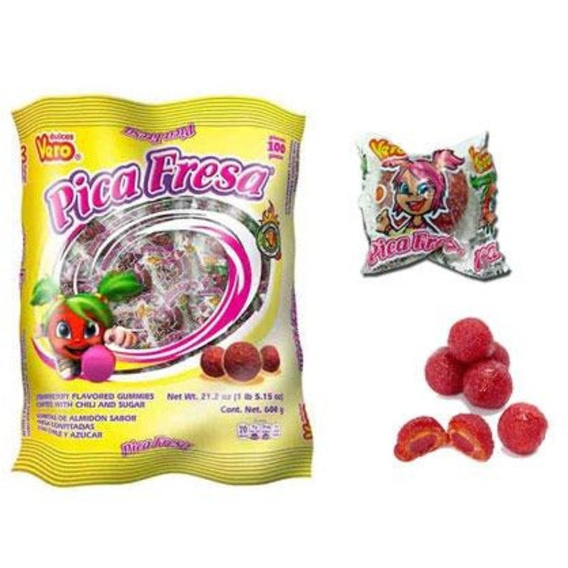 Vero Pica Goma Fresa Mexican candy