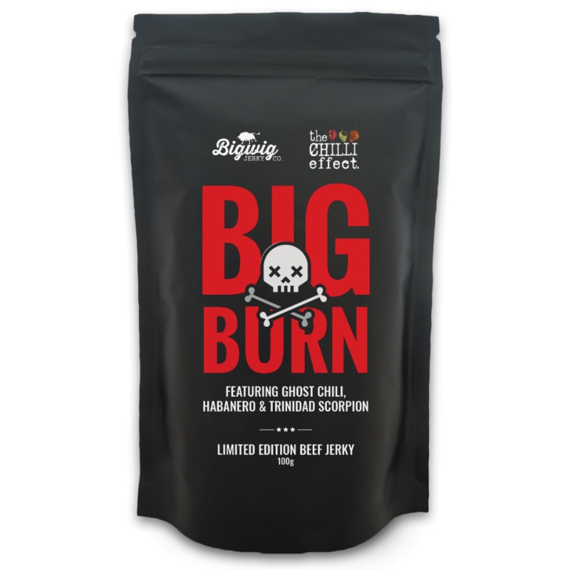 Bigwig Jerky Co - Big Burn Beef Jerky 100gm