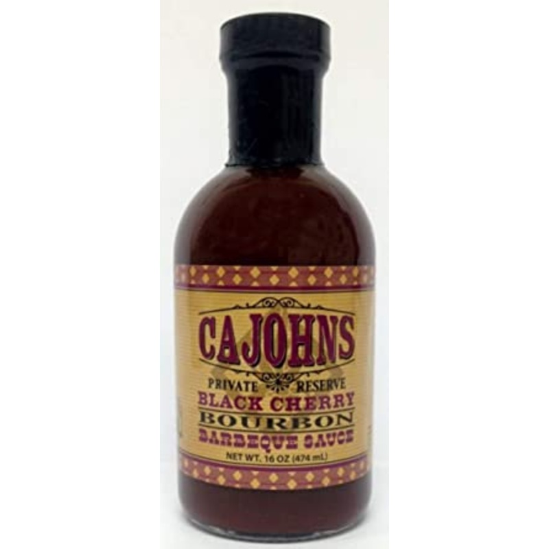 Cajohns BBQ Black Cherry Bourbon Sauce 474ml
