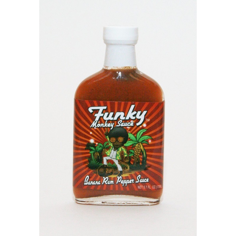 Funky Monkey Banana Rum Pepper Sauce 170ml