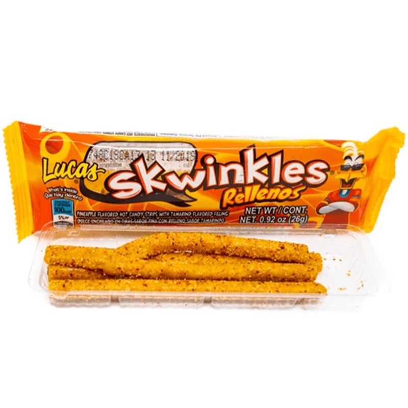 Lucas Skwinkles Rellenos Pineapple Mexican Candy