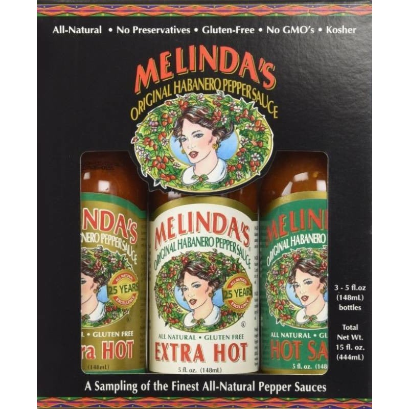 Melindas Gift Pack - 3 heat levels - Medium