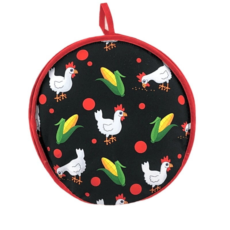 Tortilla Warmer - Chickens and Corn