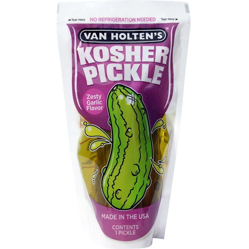 Van Holtens Pickle-in-a-Pouch - Zesty Garlic Kosher