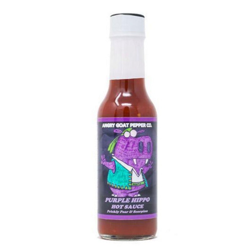 Angry Goat Purple Hippo Prickly Pear and Scorpion Hot Sauce 148ml (5oz)