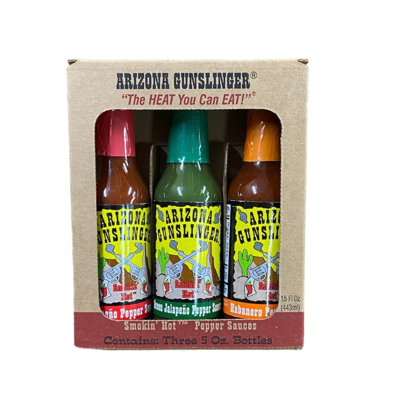 Arizona Gunslinger Hot Sauce Gift Pack - 3 x 5oz (148ml)