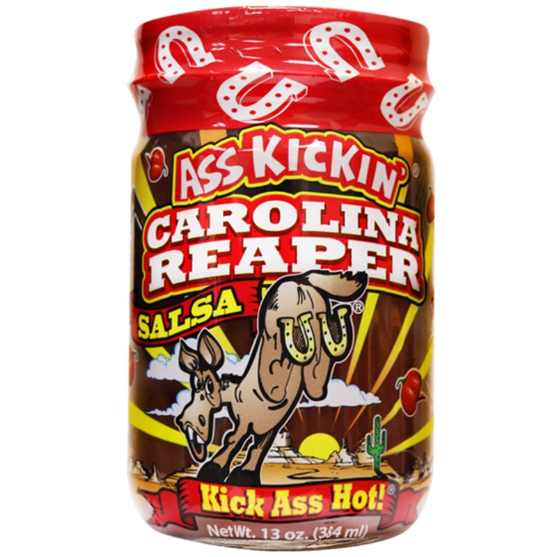 Ass Kickin Carolina Reaper Salsa 384ml (13oz)