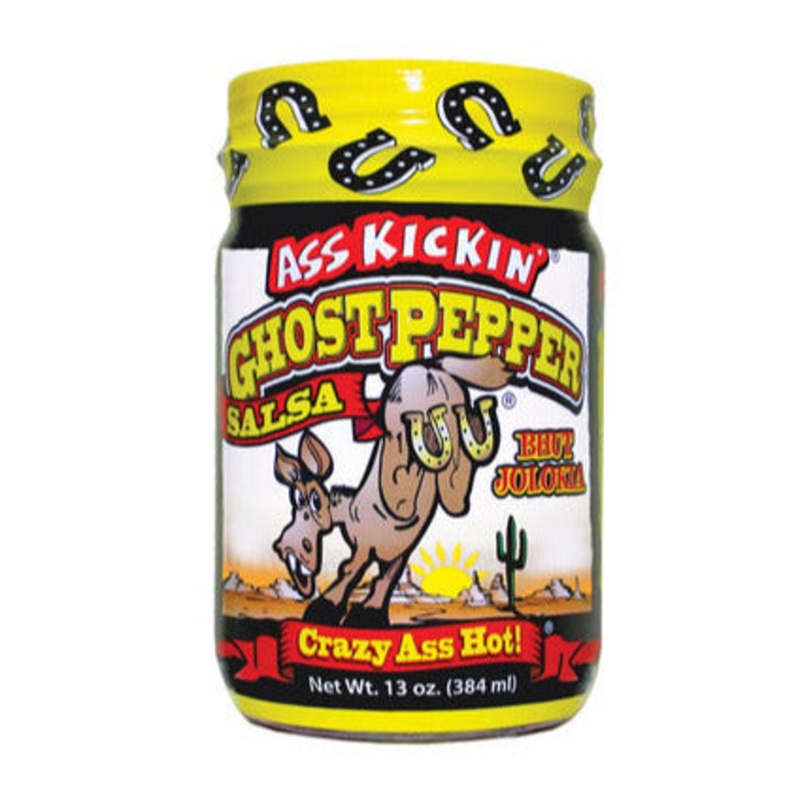 Ass Kickin Ghost Pepper Salsa 13oz (384ml)