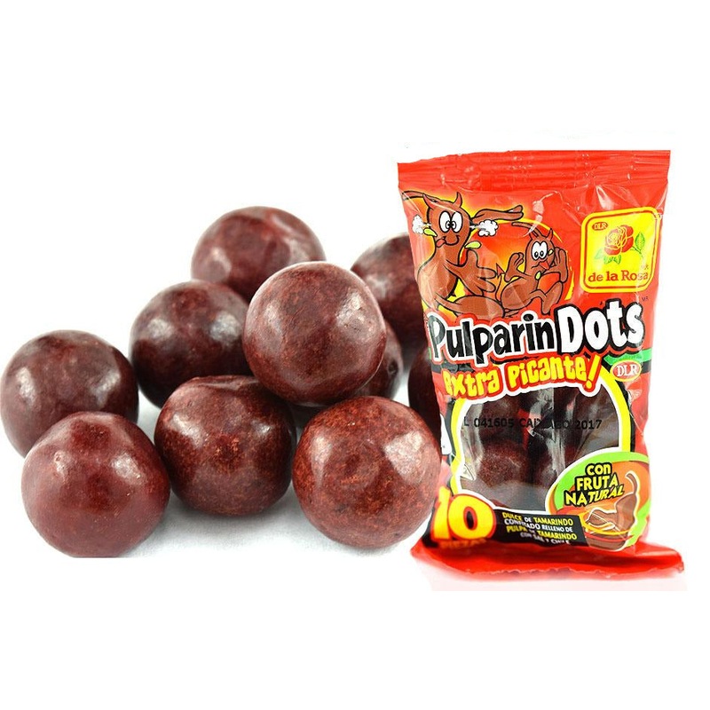 De la Rosa Pulparindots Tamarind Candy Extra Spicy