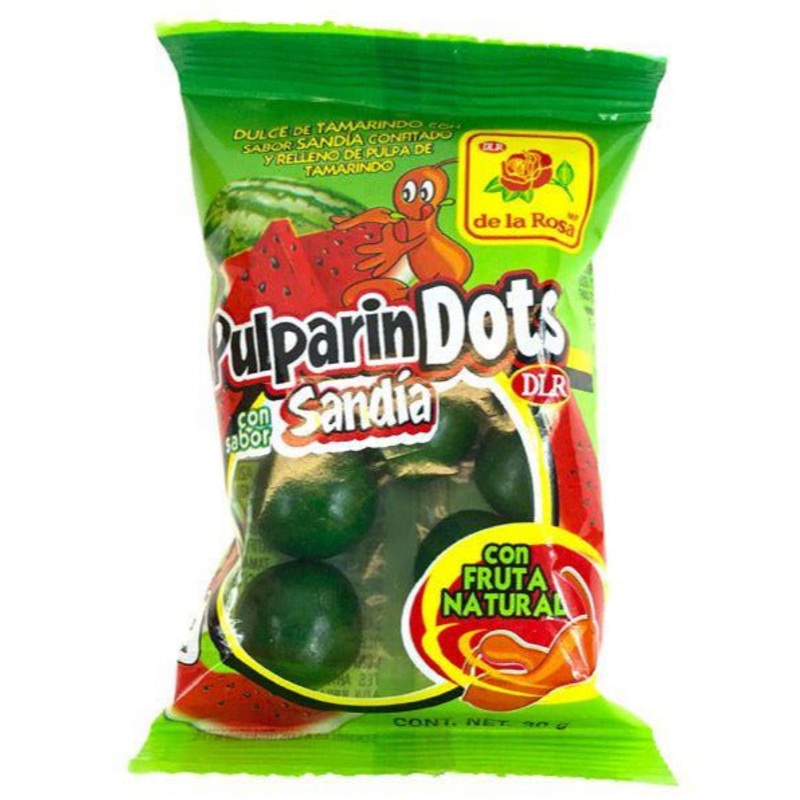 De la Rosa Pulparindots Tamarind Candy Watermelon