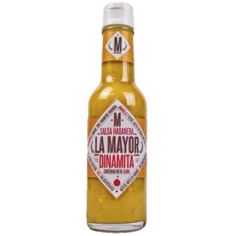 La Mayor Mexican Salsa Habanera - Yellow Dinamita 150ml