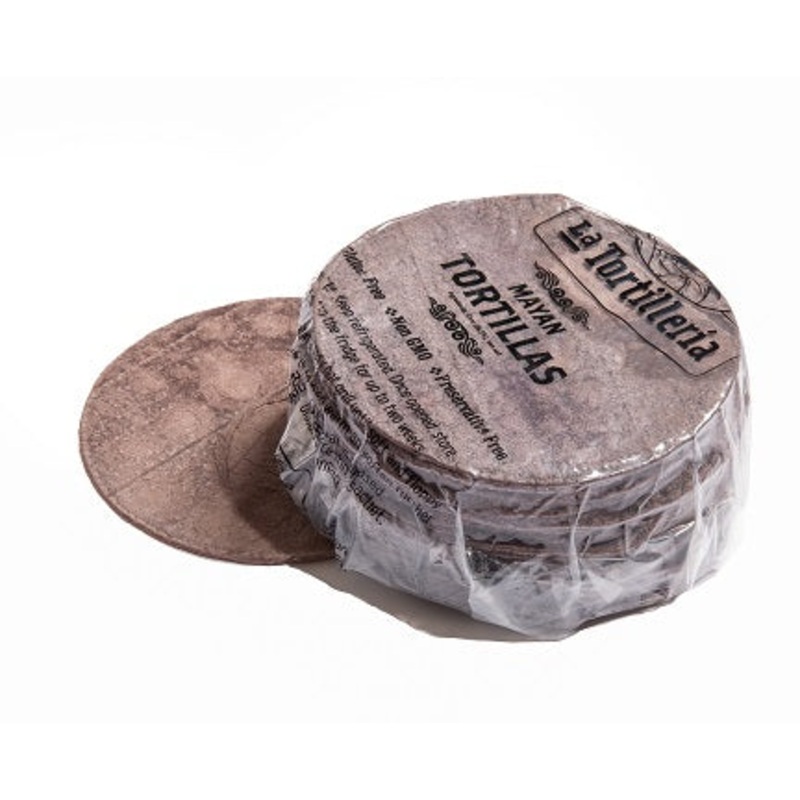 La Tortilleria Blue Corn Tortillas 14.5cm - 500gm (approx 18) - collect in-store only