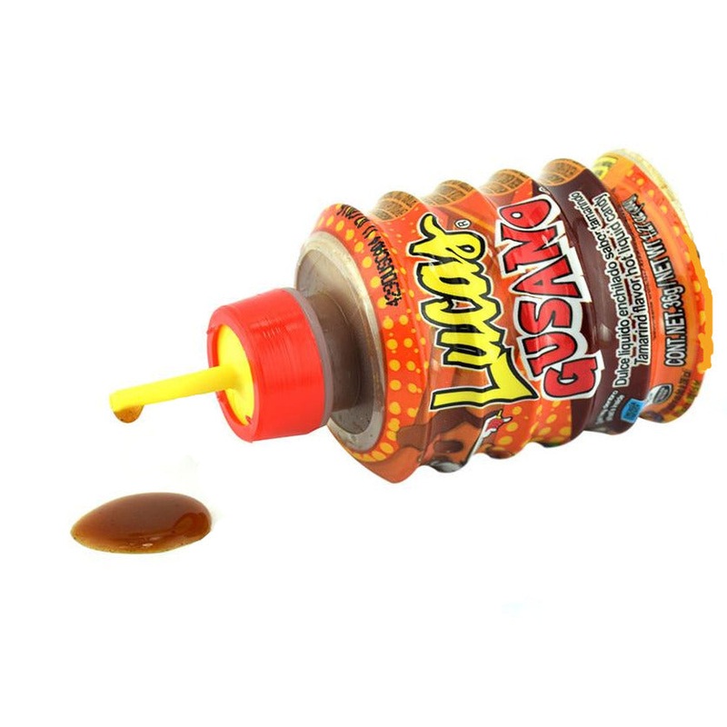 Lucas Gusano Liquid Tamarind Candy - best before 4-6-25