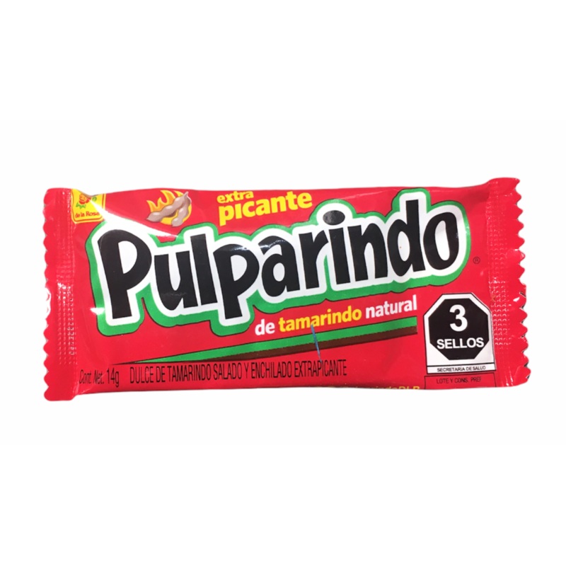 Pulparindo Tamarind Candy - Red Hot - best before Aug 2025