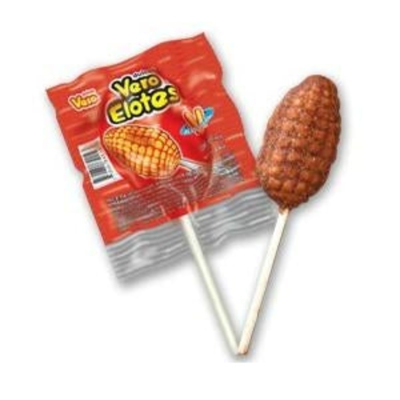 Vero Elote Mexican lollipop