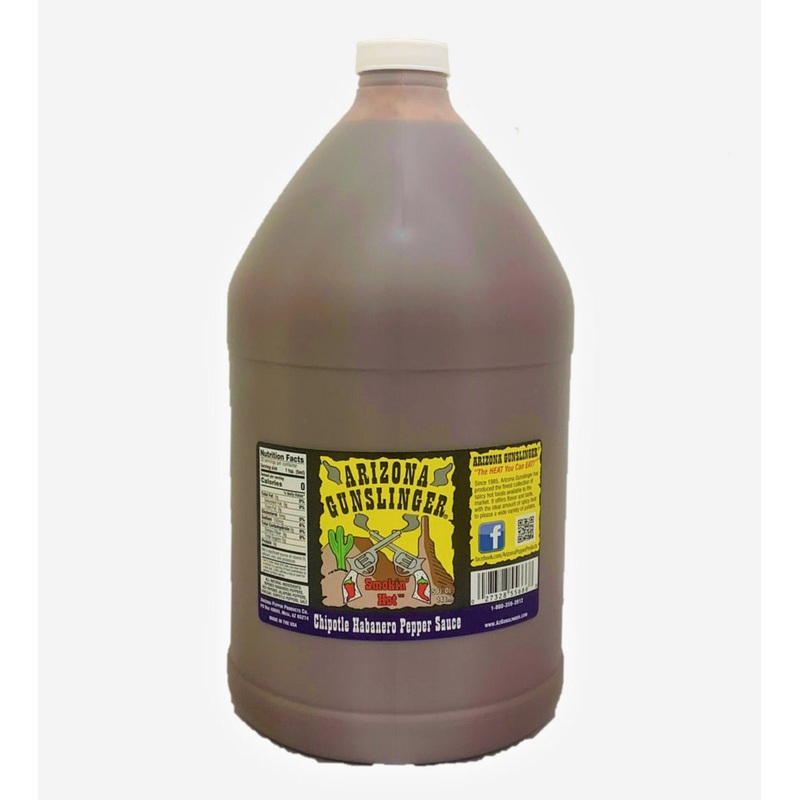 Arizona Gunslinger Chipotle Habanero Hot Sauce 1 gallon (3.8 litres)