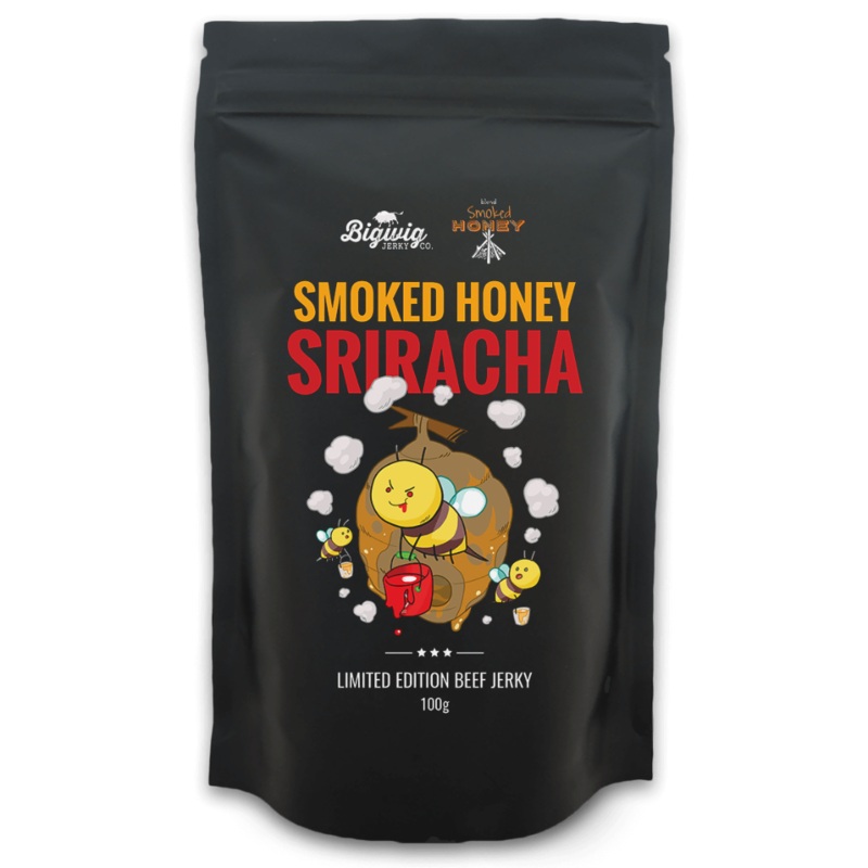 Bigwig Jerky Co - Honey Smoked Sriracha 100gm