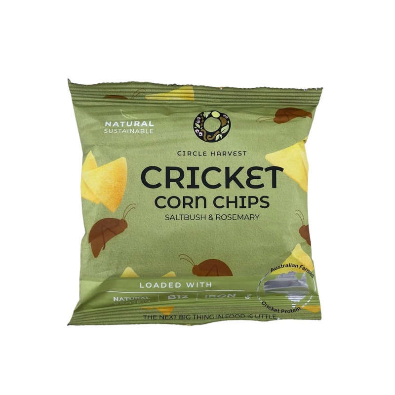 Cricket Corn Chips - Saltbush and Rosemary 50gm