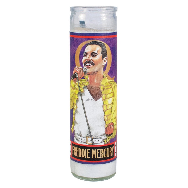 Freddie Mercury Secular Saint Devotional Candle