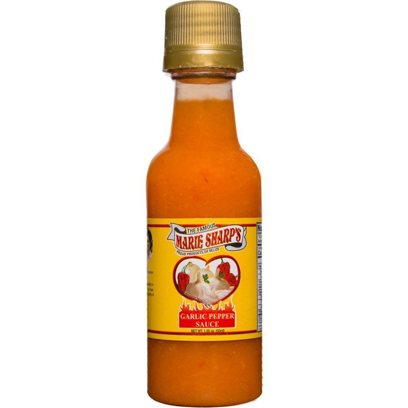 Marie Sharps Mini Garlic Habanero Hot Sauce 50ml