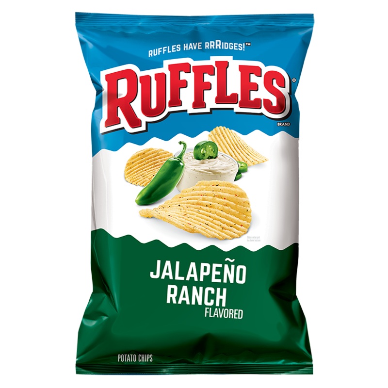 Ruffles Jalapeno Ranch Potato Chips 184gm