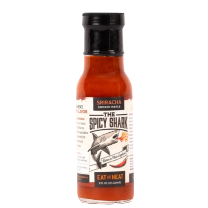 Spicy Shark - Smoked Maple Sriracha Hot Sauce 225gm (8oz)