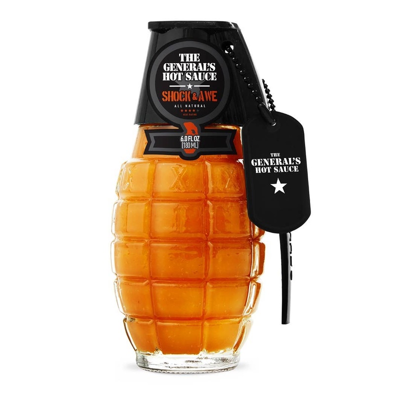 The Generals Hot Sauce Grenade - Shock and Awe 180ml (6oz)