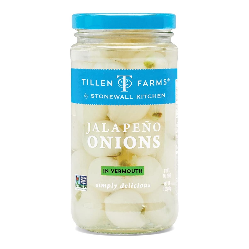 Tillen Farms Jalapeno Stuffed Onions in Vermouth 340gm (12oz)