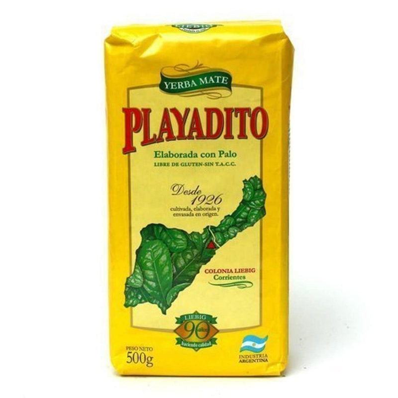 Yerba Mate 500gm Playadito con palo (with stems)
