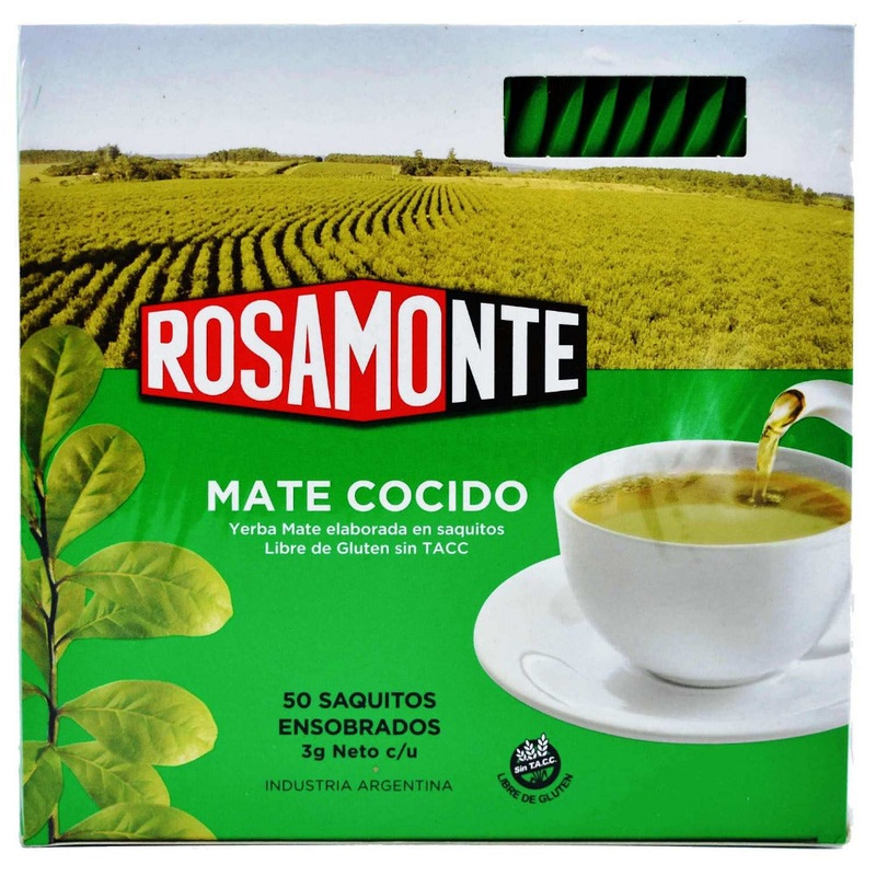 Yerba Mate 50pk Rosamonte Cocido teabags