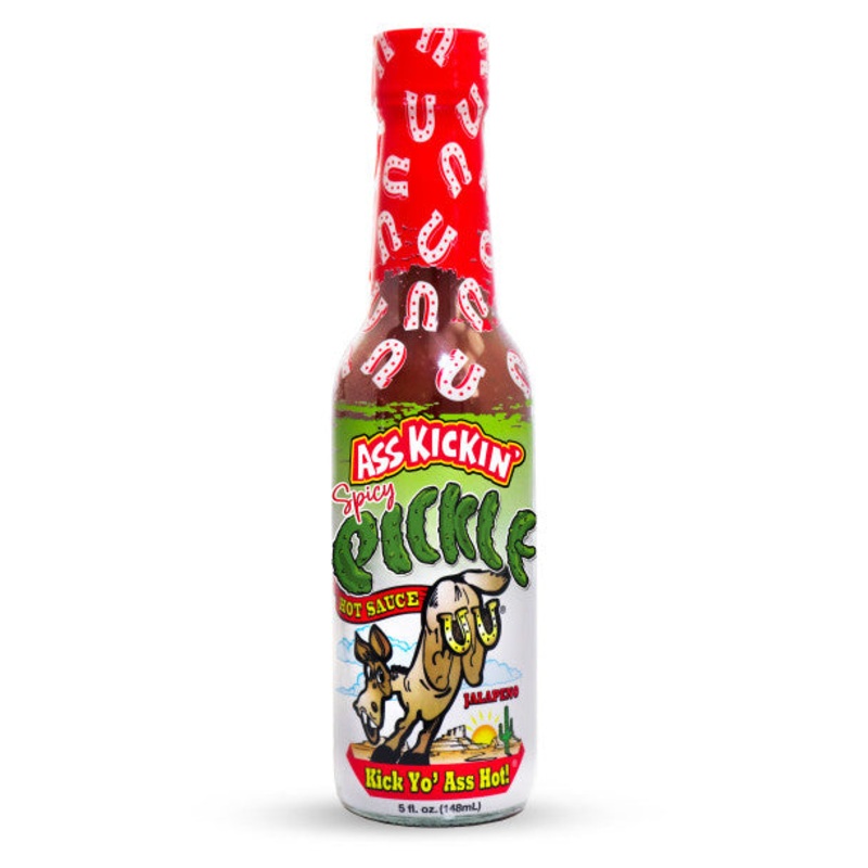 Ass Kickin Spicy Pickle Hot Sauce 5oz (148ml)