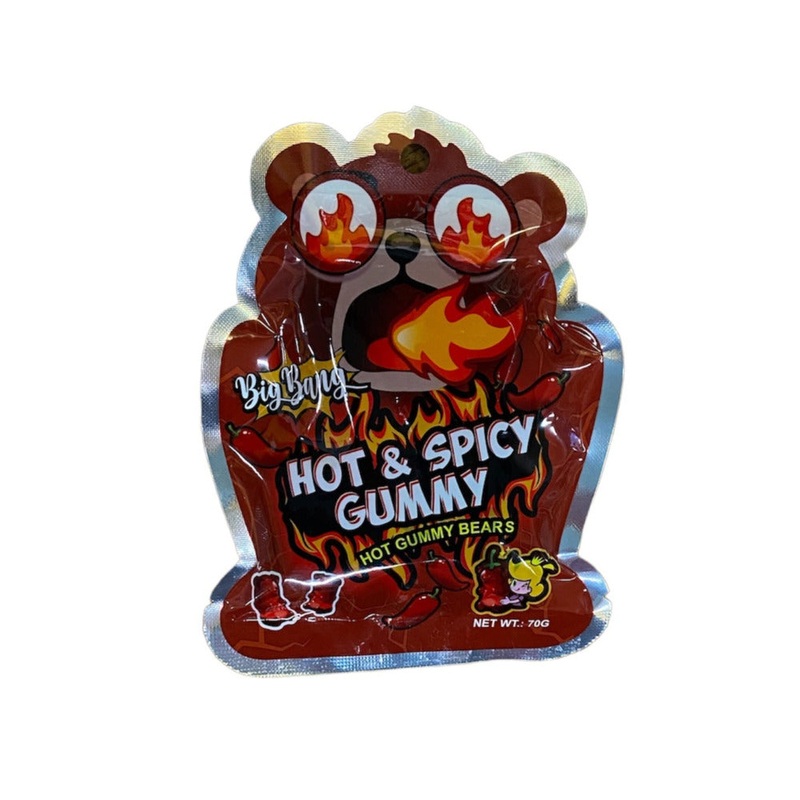 Big Bang Hot n Spicy Gummy Bears 70gm