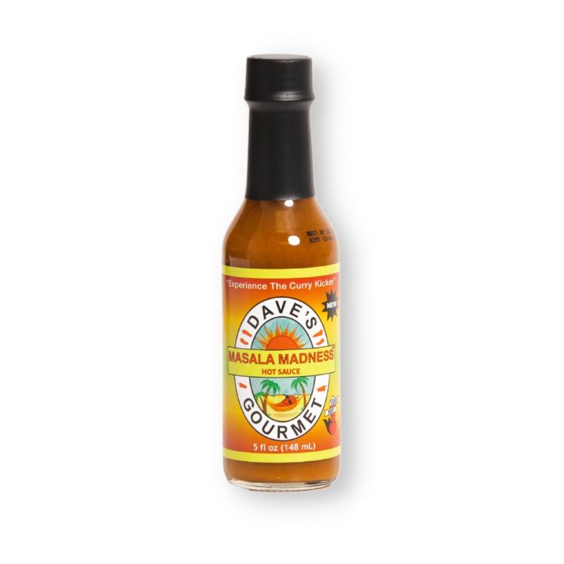 Daves Masala Madness Hot Sauce 148ml (5oz)