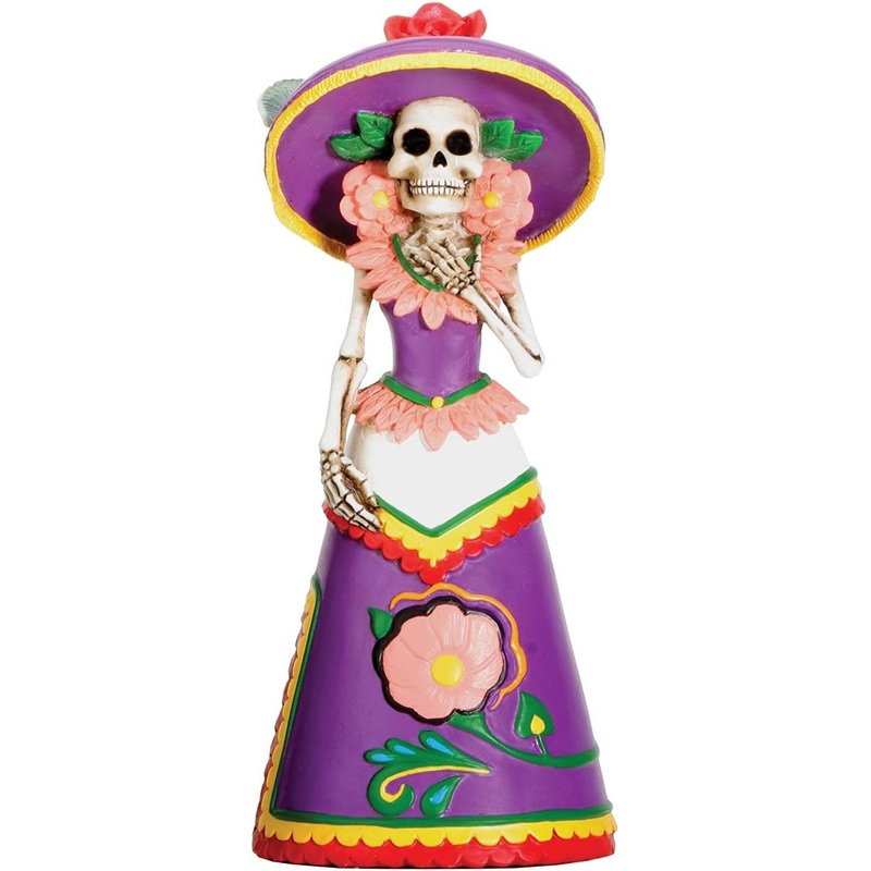 Day of the Dead Catrina dressed in Purple