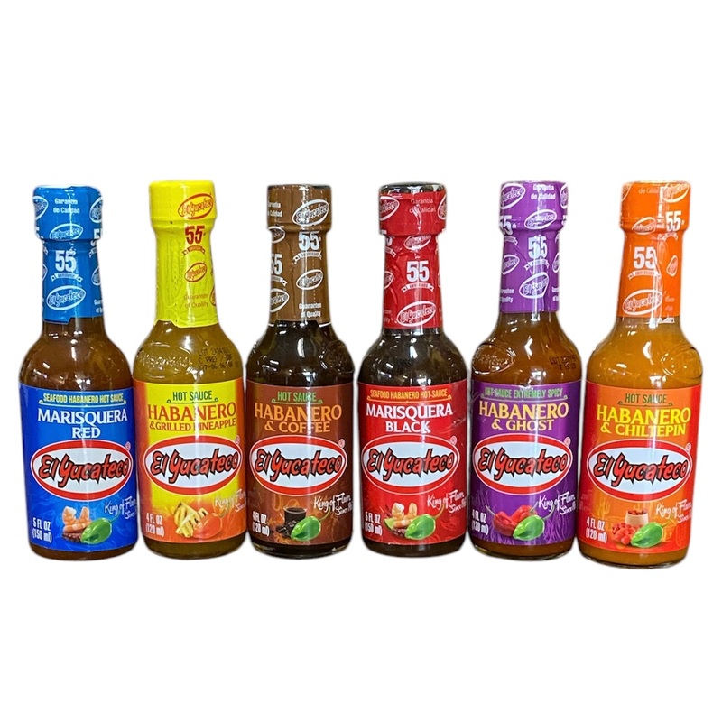 El Yucateco New Flavours - 6 sauce set
