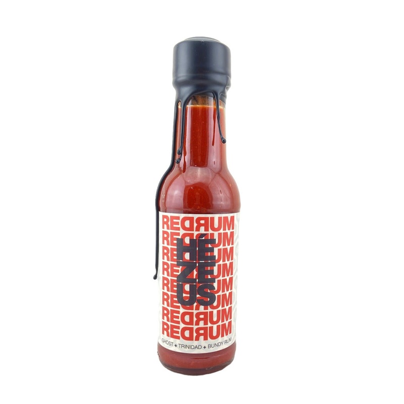Hezeus Redrum Superhots and Bundy Hot Sauce 150ml