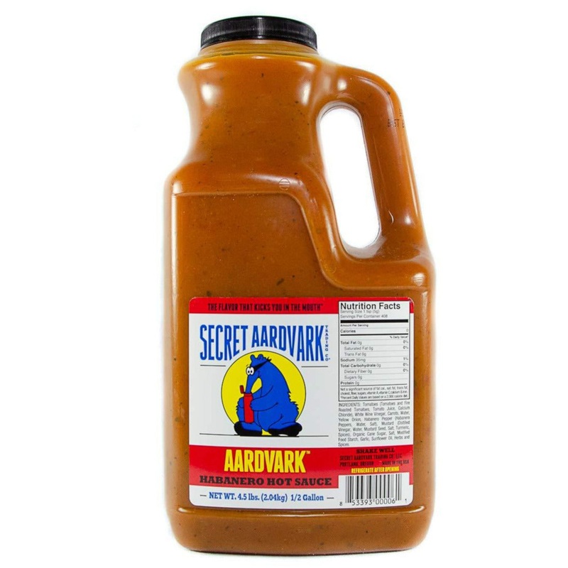 Secret Aardvark Habanero Hot Sauce Half Gallon (1.9lt)