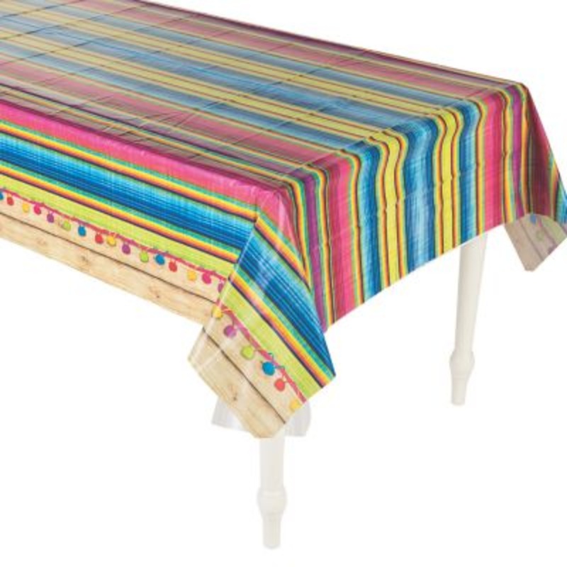 Serape Plastic Fiesta Table Cover (137cm x 274cm)