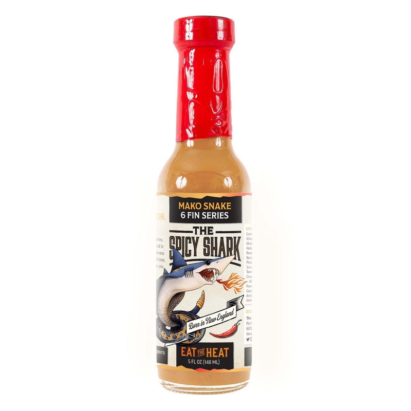 Spicy Shark - Mako Snake (6-Fin Series) Hot Sauce 148ml (5oz)