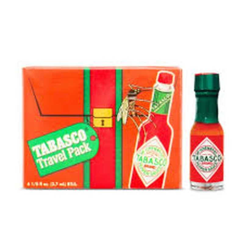 Tabasco Mini Travel Pack - 4 Original mini Tabasco bottles
