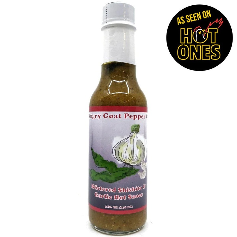 Angry Goat Blistered Shishito and Garlic Hot Sauce 5oz (148ml)