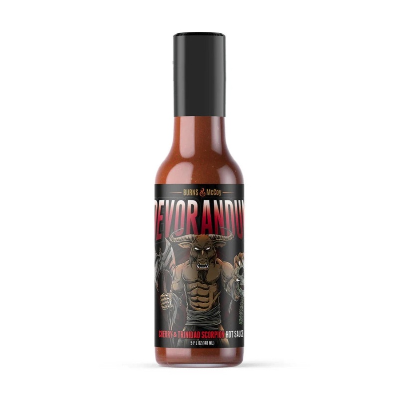 Burns and McCoy Devorandum Cherry Trinidad Scorpion Hot Sauce 148ml (5oz)