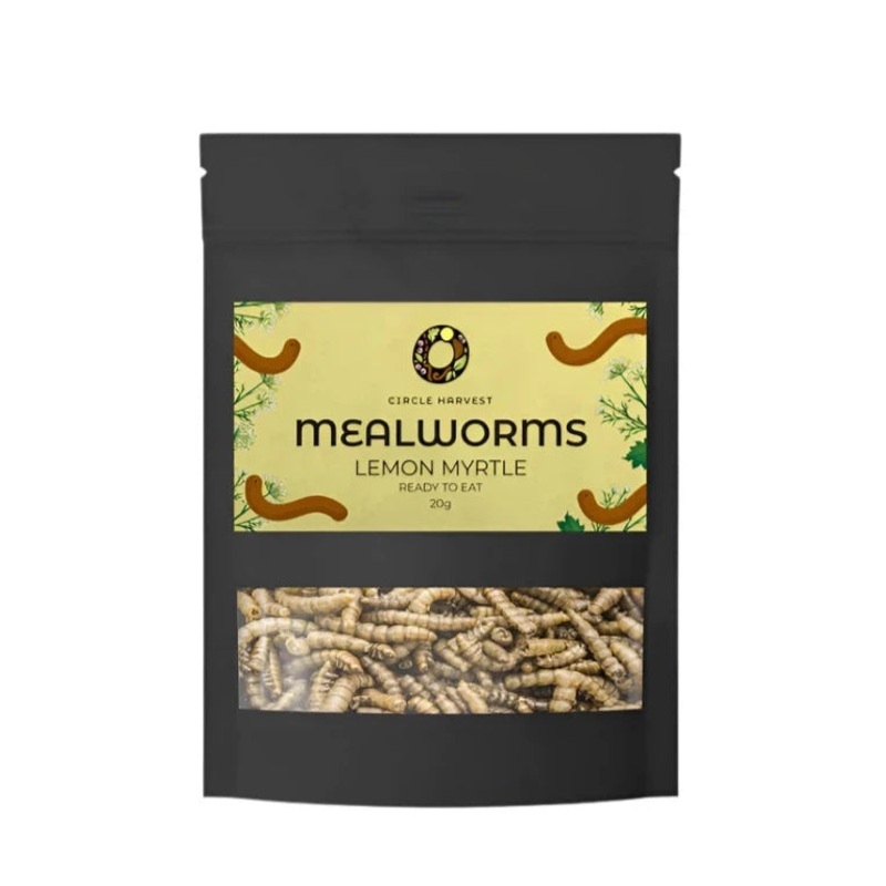 Circle Harvest Mealworm Snacks - Lemon Myrtle 20gm